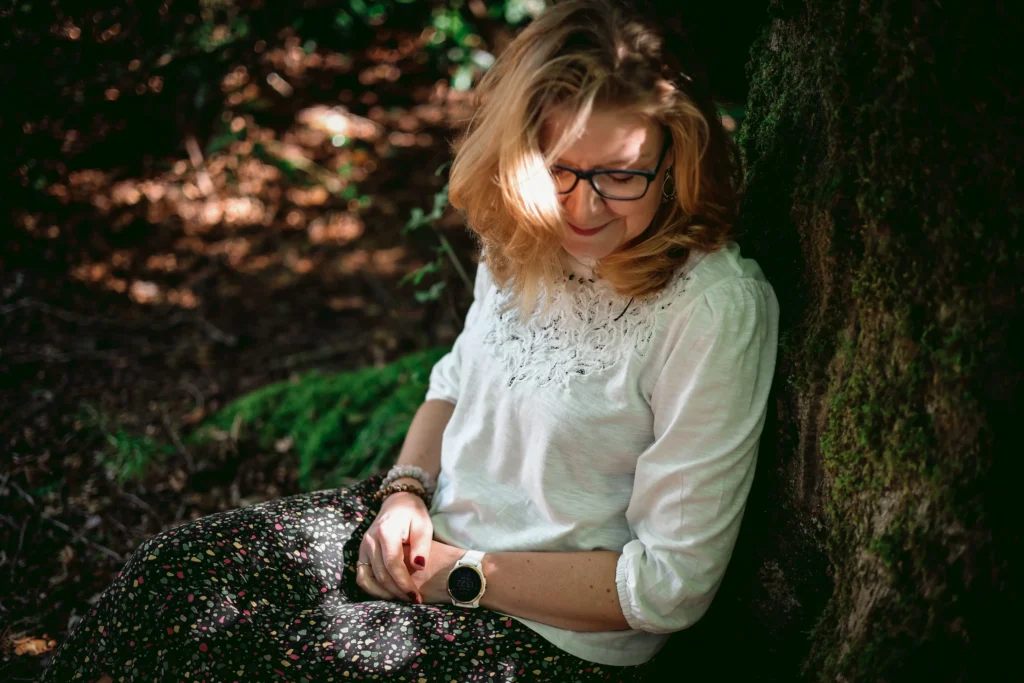 serene forest portrait